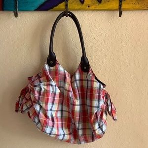 Plaid Gap Shoulder Bag